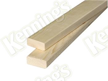 Untreated Planed Round Edge Timber (50mm x 25mm)